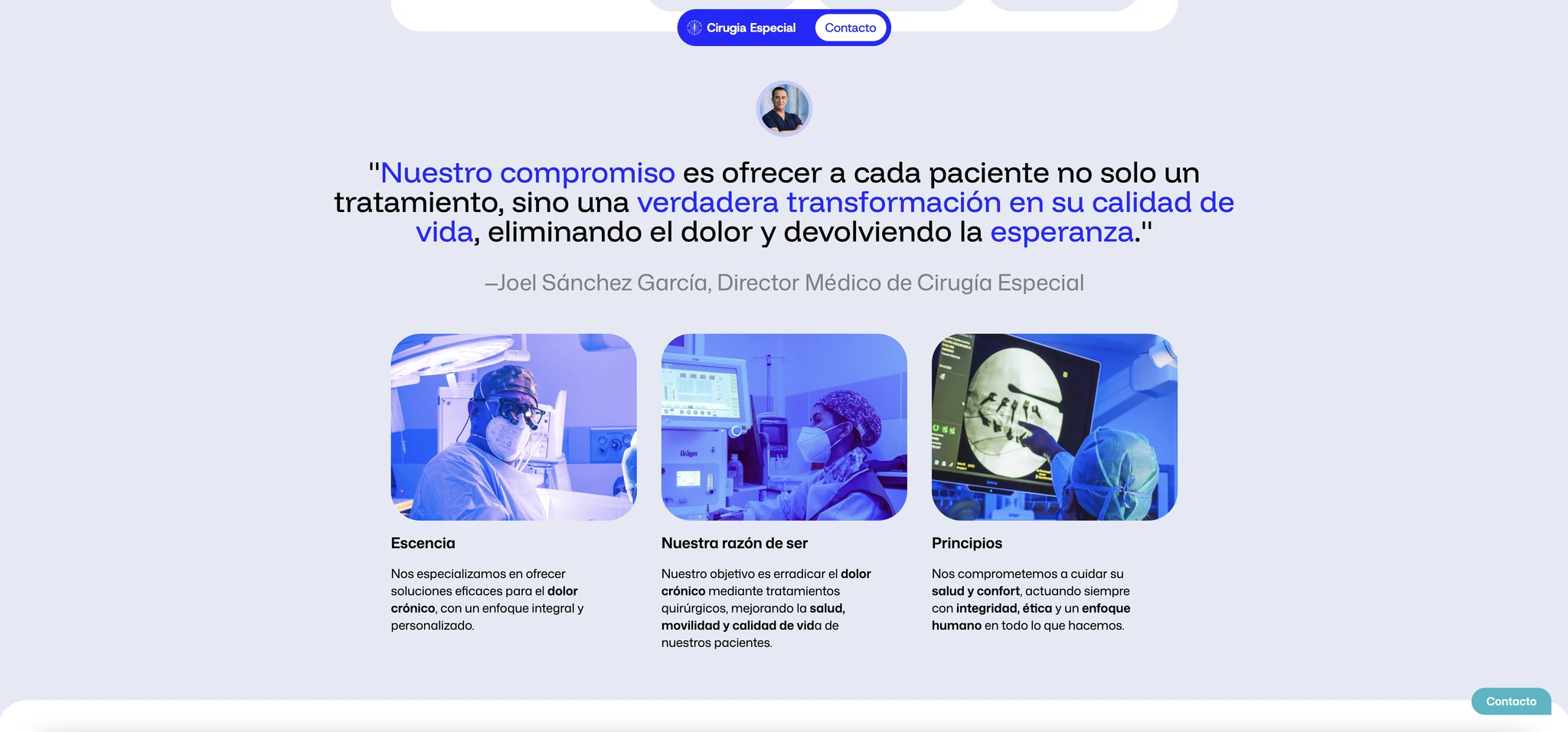 Spine Surgery Visual Design